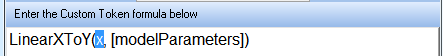 Figure T27.22  Highlighting the x Parameter for Replacement by a Token Value