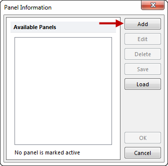 Figure T10.2  Panel Information Dialog