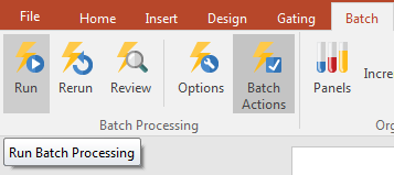 Figure T29.50 Running the batch process Figure T29.50 Running the batch process