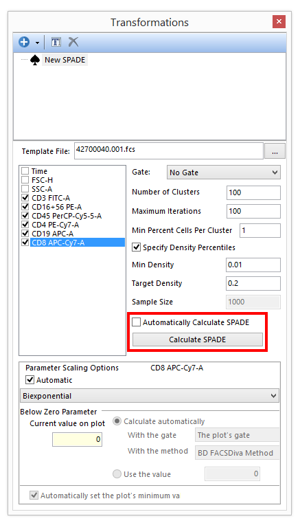 Figure 29.77 Unchecking the Automatically Calculate SPADE box will allow the user to calculate SPADE manually only when required. Figure 29.77 Unchecking the Automatically Calculate SPADE box will allow the user to calculate SPADE manually only when required.