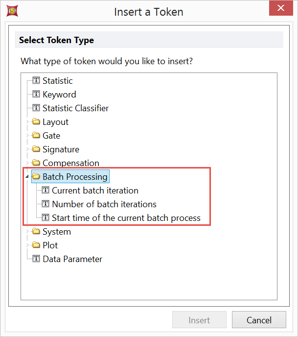 Batch Processing Tokens