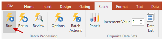 Figure T9.53 Running the Batch Process