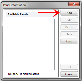 Figure T10.2  Panel Information Dialog