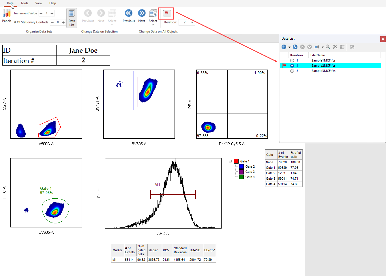 Figure 9.3 Flag This Iteration Tool Figure 9.3 Flag This Iteration Tool