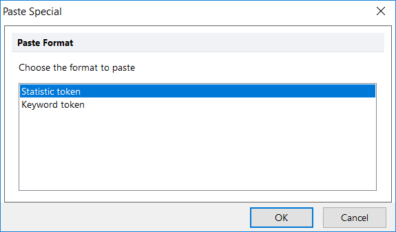 Figure T18.15a The Paste Special dialog.