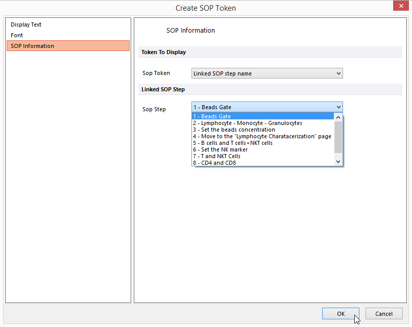 Figure 12.39 - SOP Information
