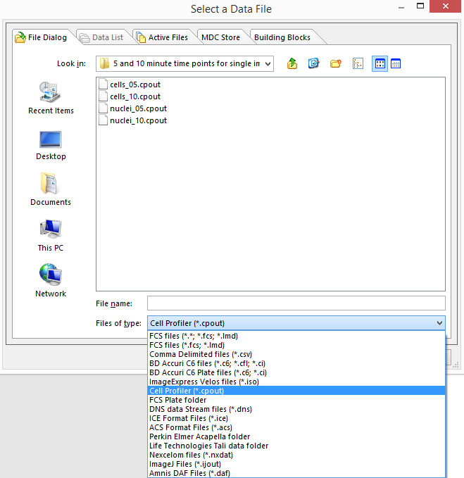 Figure T26.37  Select Data File Dialog