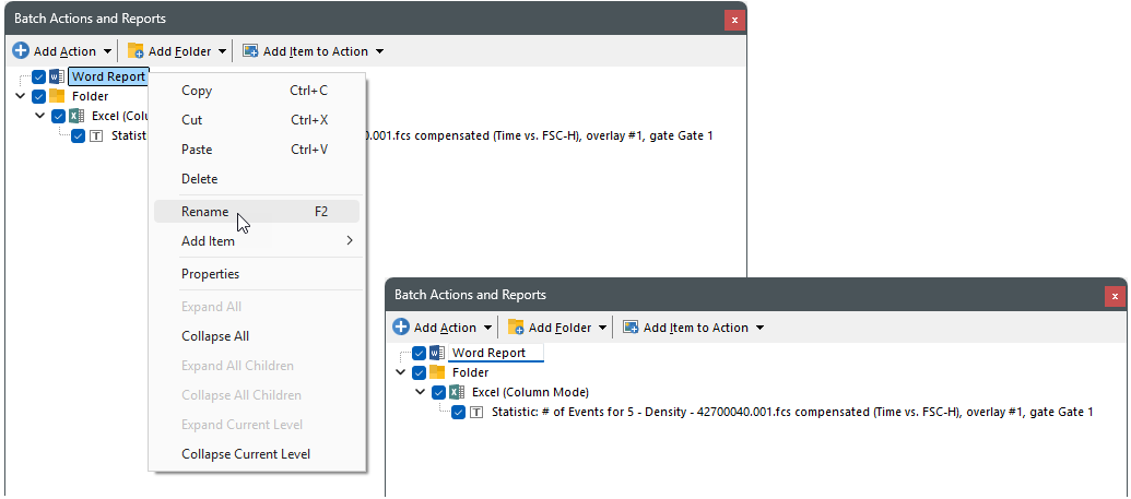 Figure 8.48  Right Click to Modify Display Text Option